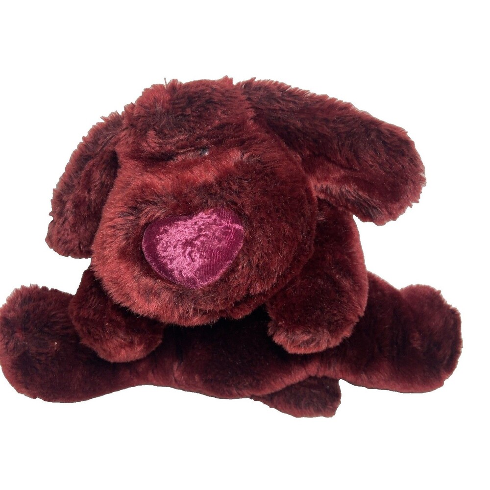 Dan Dee Collectors Choice Pillow Dog Red Hound 19 in No Paper Tag Brown Eyes